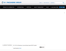 Tablet Screenshot of k1packaging.com